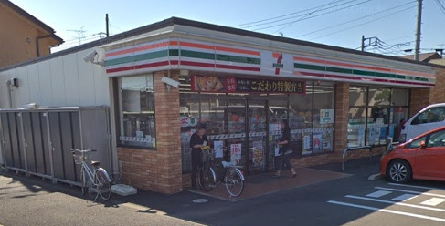 【コンビニエンスストア】セブンイレブン　相模原田名四ツ谷店まで447ｍ