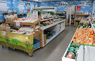【スーパー】JA大阪中河内　畑のつづき　東大阪店まで600ｍ