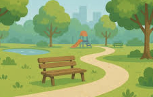 【公園】銀杏木と公園まで426ｍ