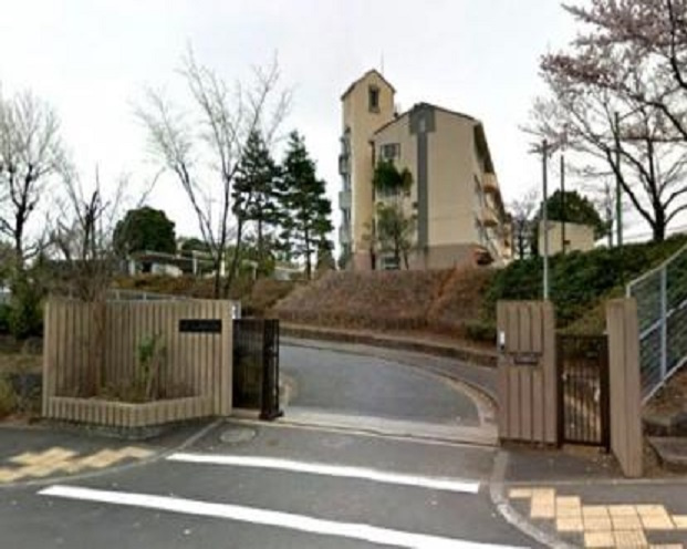 【中学校】上柚木中学校まで1103ｍ