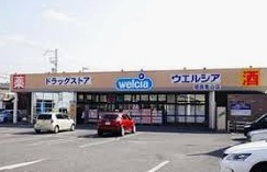 【ドラッグストア】ウエルシア姫路亀山店まで300ｍ