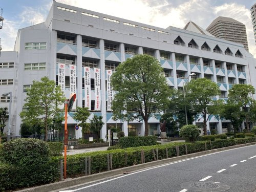 【中学校】佃中学校まで586ｍ