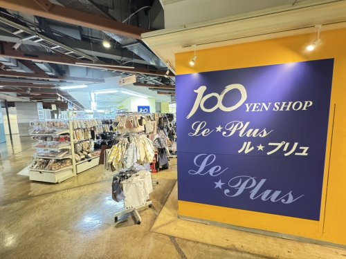 【ディスカウントショップ】ル・プリュ100円ショップまで348ｍ