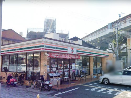 【コンビニエンスストア】セブンイレブン　大阪松崎町4丁目店まで419ｍ
