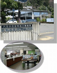 【市役所・区役所】浅川事務所まで1404ｍ