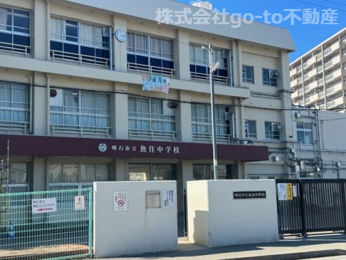 【中学校】明石市立魚住中学校まで1956ｍ