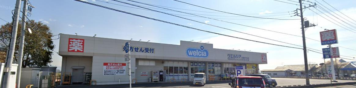 【ドラッグストア】ウエルシア下妻新千代川店まで500ｍ