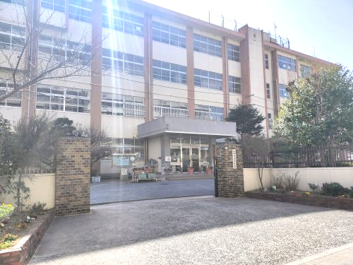 【中学校】内浜中学校まで1265ｍ