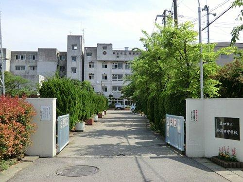 【中学校】草加市立両新田中学校まで664ｍ