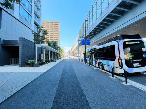 【バス停】BRT「勝どき」バス停まで1ｍ