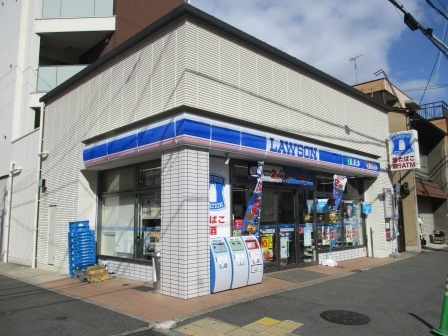 【コンビニエンスストア】ローソン　四条中新道店まで371ｍ