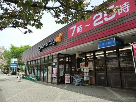 【スーパー】グルメシティ鶴川緑山店まで346ｍ