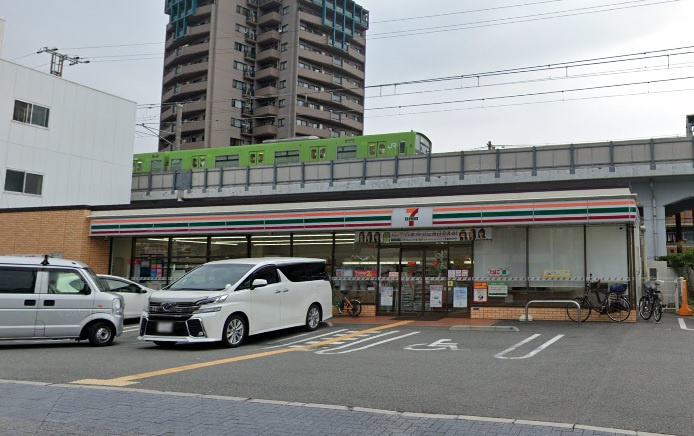 【コンビニエンスストア】セブンイレブン大阪桑津1丁目店まで120ｍ