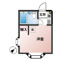 春日部市粕壁のアパートの間取り