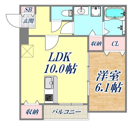 フォーチュンパーク2の間取り