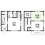 高林テラスハウスの間取り