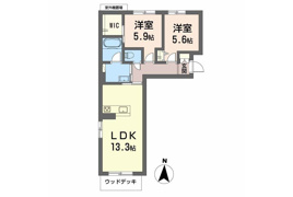シャーメゾン　グラースⅡの間取り