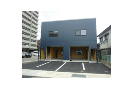 姫路市西中島(80-11)新築ガレージオフィスの外観