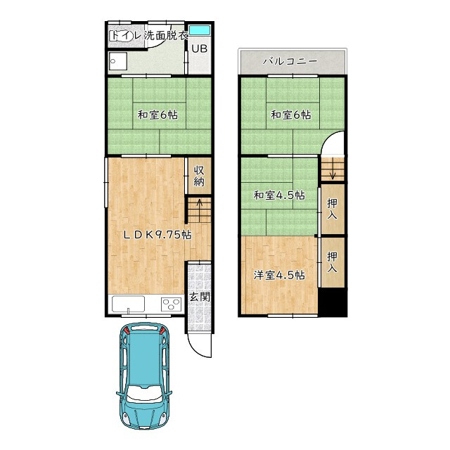 間取り：227098369725