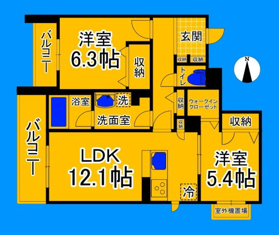 間取り：227102640408