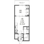 クリエオーレ倉治の間取り