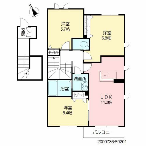 間取り：245004276908