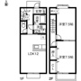 Ｆｏｌｉａｒ川原Ｃの間取り