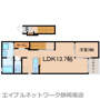 焼津市小川新町のハイツの間取り