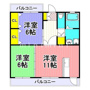 ライフパークA棟の間取り