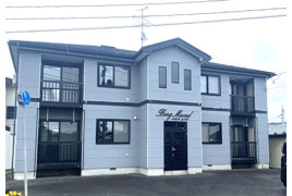 遠野市早瀬町のアパートの外観