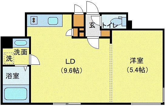 【ユニエトワール札幌北9条の間取り】