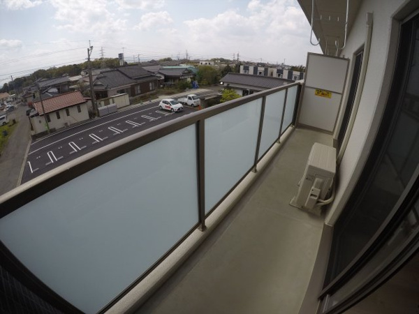 【サンガーデンWINDOM中津東のバルコニー】