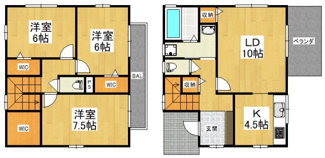 間取り：227102440895