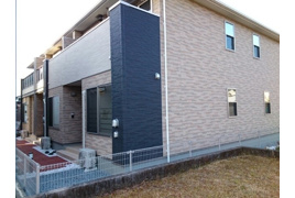 鹿児島市田上のアパートの外観