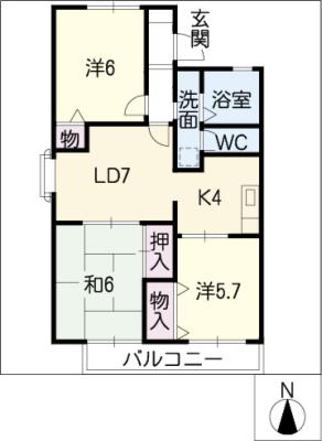 アークガーデン岩崎　Ｅ棟のイメージ