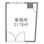 大阪市北区西天満の事務所の間取り