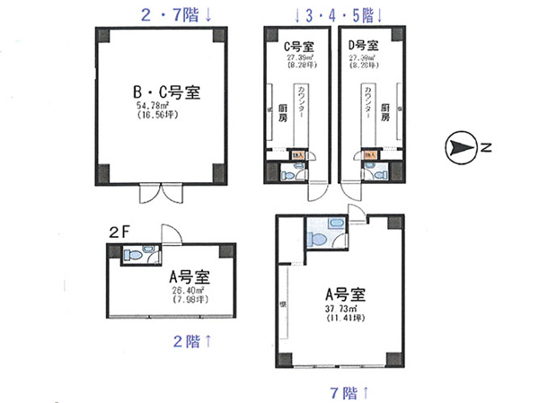 【東泉ニュータウンビルの間取り】