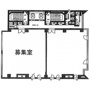 江東区亀戸の事務所の間取り