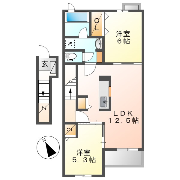 総社市西郡&nbsp;2階建&nbsp;築8年のイメージ