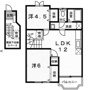 セゾン　ブローテＤの間取り