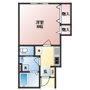 スピルネ湯ノ岱 B棟の間取り
