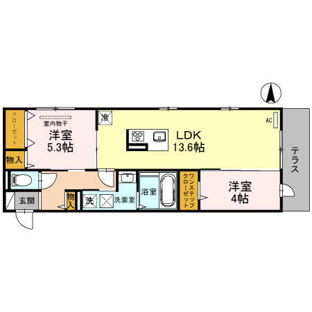 間取り：227100858214