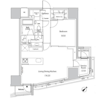 新宿区市谷田町２丁目&nbsp;13階建&nbsp;築2年のイメージ