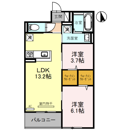 間取り：227104110365
