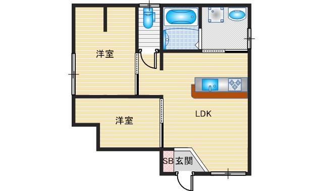 間取り：227102501612