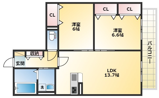 間取り：227102473935