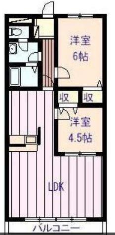 【メゾン・ボヌールの間取り】