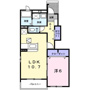 ラフレシールＫ・Ｋの間取り