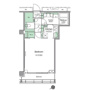 SHIBUYA CAST. APARTMENTの間取り