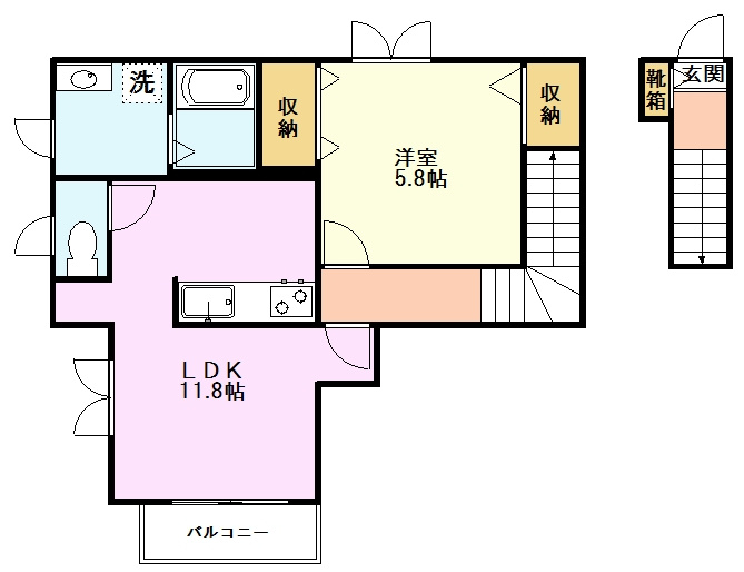 立川市羽衣町3丁目&nbsp;2階建&nbsp;築8年のイメージ
